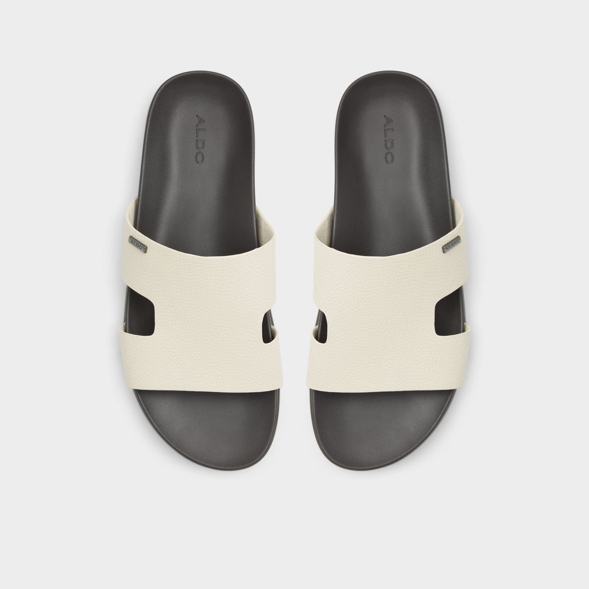 Mondi Light Grey Men's Slides - Slide sandal | Aldo