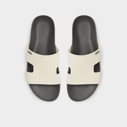 Mondi Light Grey Men's Slides - Slide sandal | Aldo