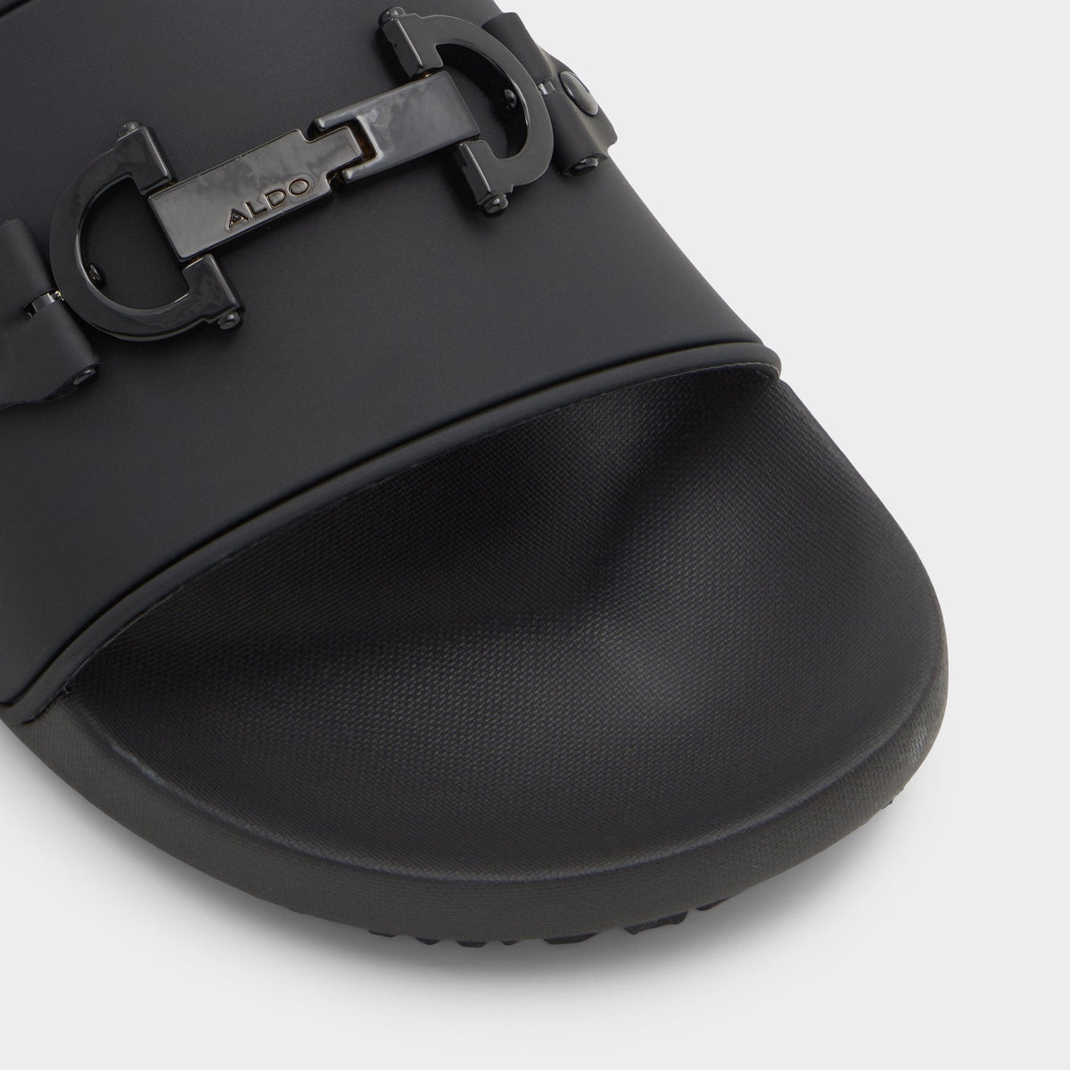 Loungeslide Black Men's Slides - Slide sandal | Aldo