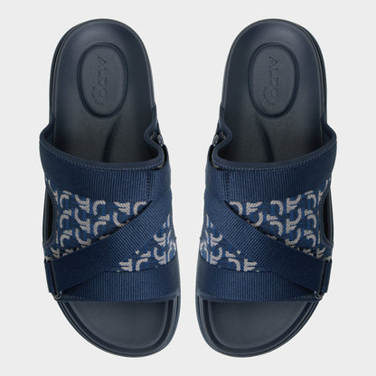 Deniels Other Navy Men's Slides - Slide sandal | Aldo