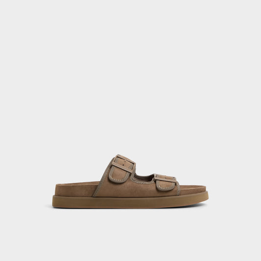 Sunnyside Light Brown Men's Slides - Slide sandal | Aldo