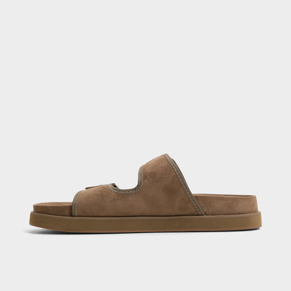 Sunnyside Light Brown Men's Slides - Slide sandal | Aldo