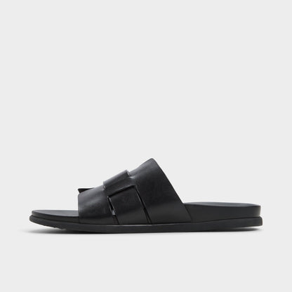 Padien Black Men's Sandals & Slides - Slide sandal | Aldo