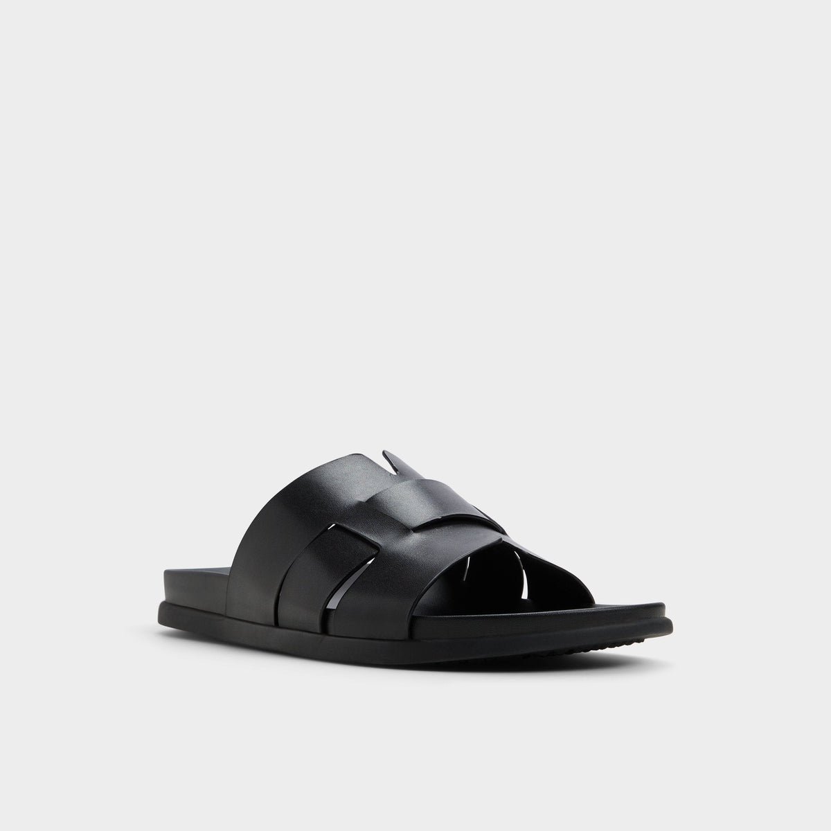 Padien Black Men's Sandals & Slides - Slide sandal | Aldo