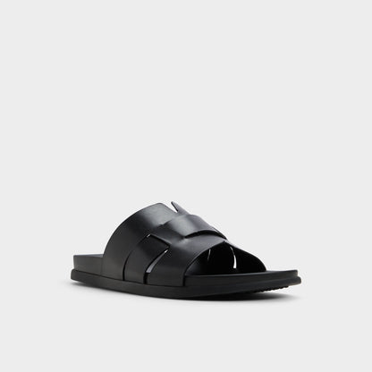Padien Black Men's Sandals & Slides - Slide sandal | Aldo