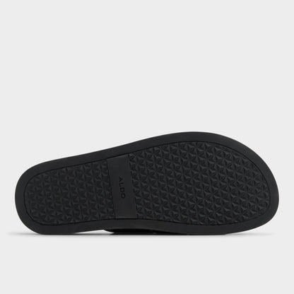 Padien Black Men's Sandals & Slides - Slide sandal | Aldo
