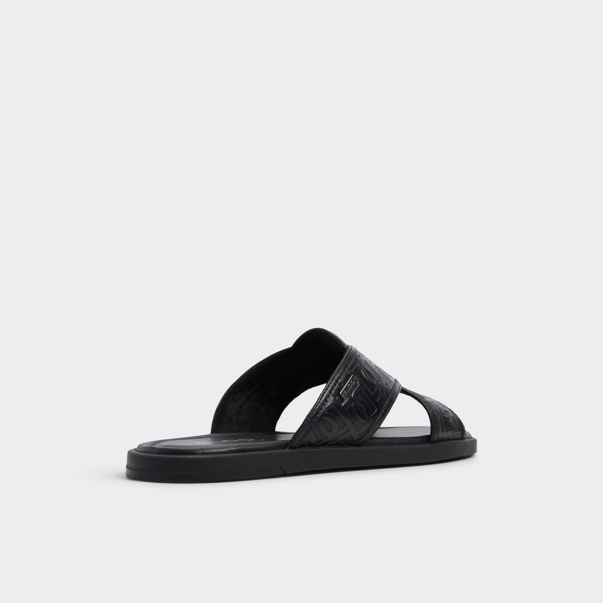 Olino Open Black Men's Slides - Slide sandal | Aldo