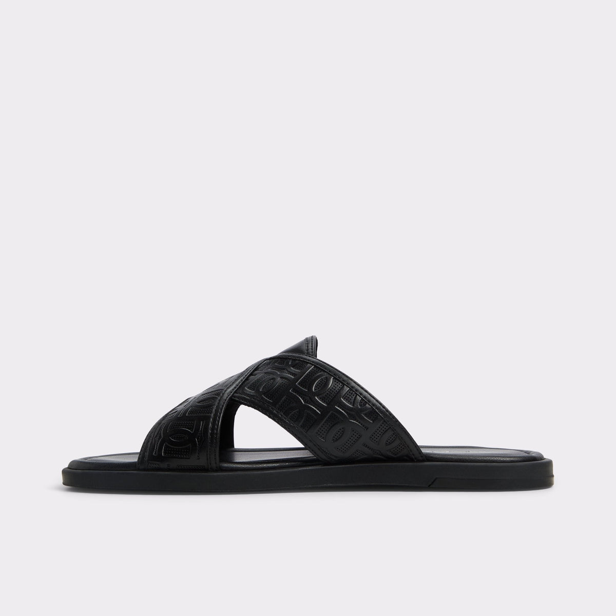 Olino Open Black Men's Slides - Slide sandal | Aldo