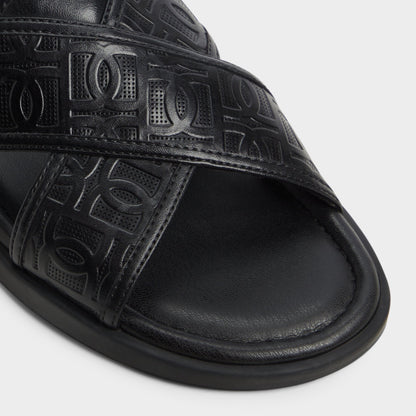 Olino Open Black Men's Slides - Slide sandal | Aldo