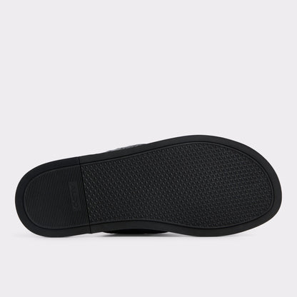 Olino Open Black Men's Slides - Slide sandal | Aldo