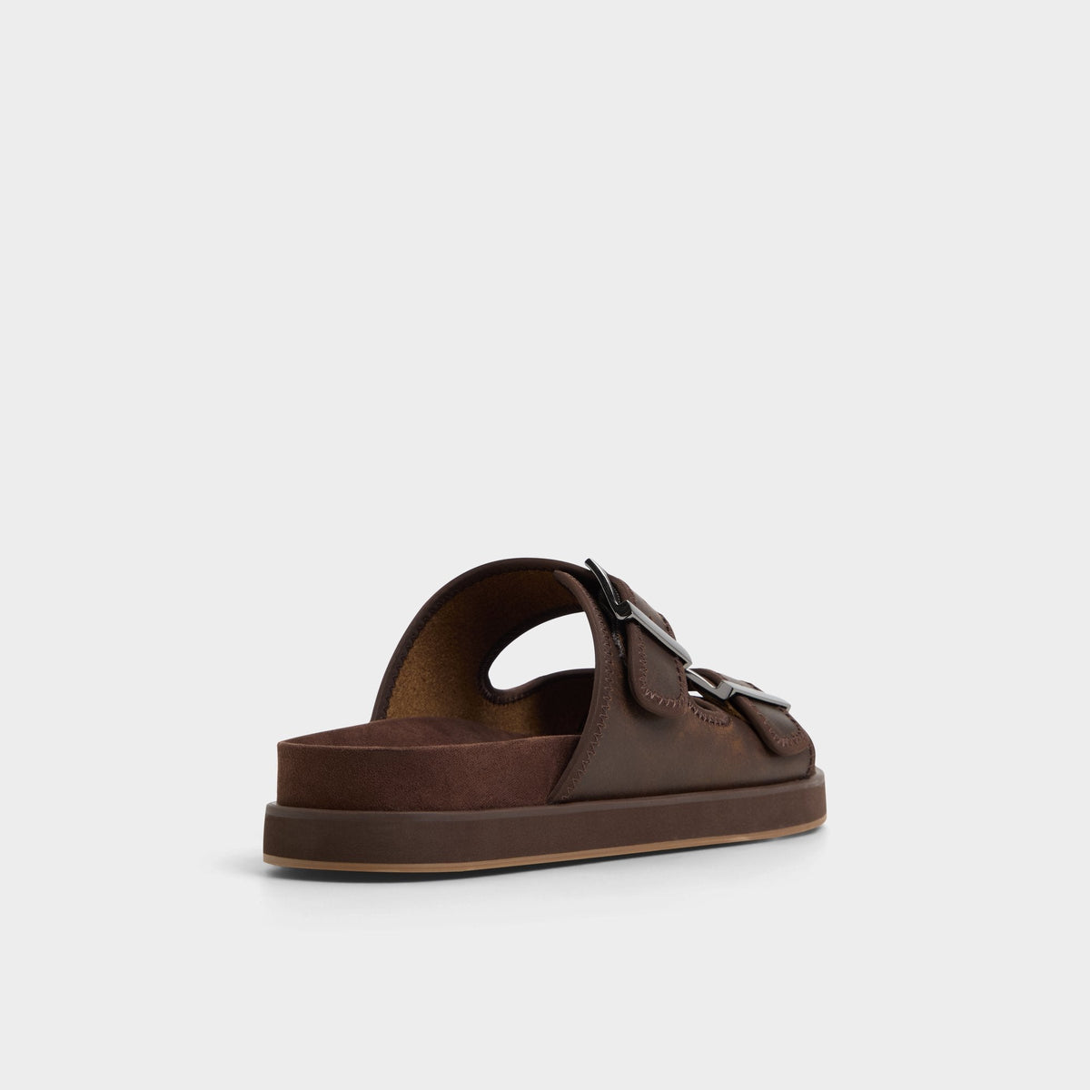 Sunnyside Dark Brown Men's Slides - Slide sandal | Aldo