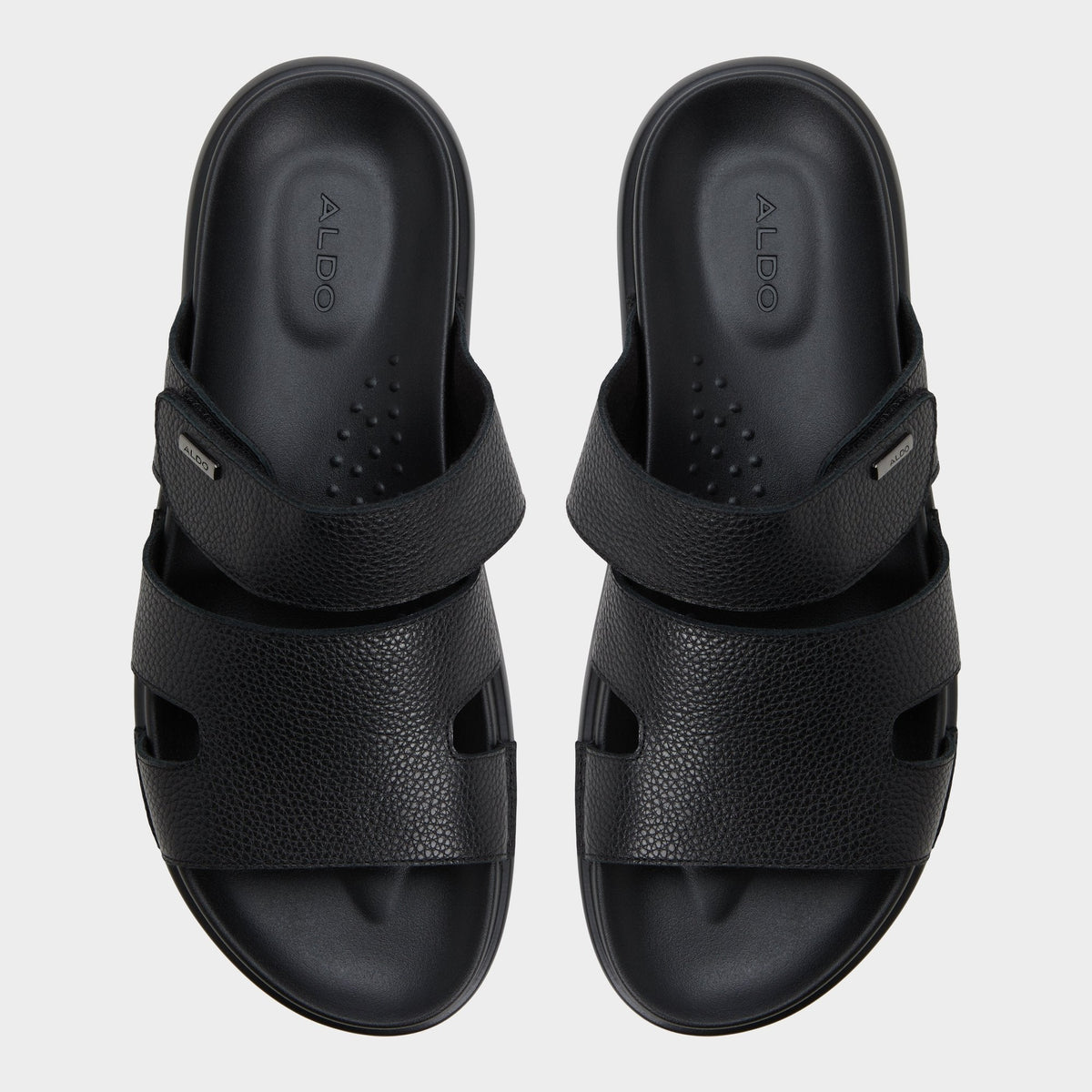 Windham Black Men's Sandals & Slides - Slide sandal | Aldo