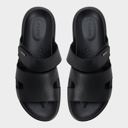 Windham Black Men's Sandals & Slides - Slide sandal | Aldo