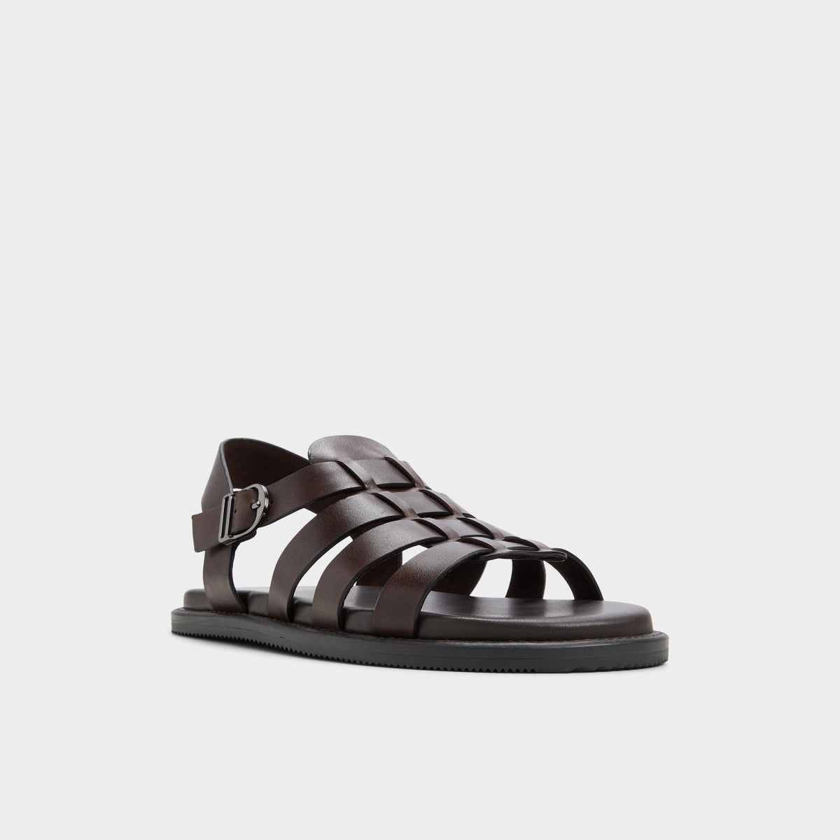 Warley Dark Brown Men's Sandals & Slides - Strappy flat sandal | Aldo