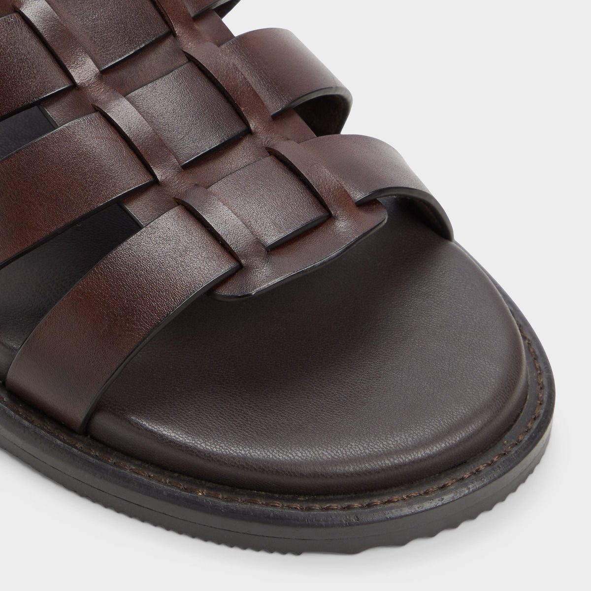Warley Dark Brown Men's Sandals & Slides - Strappy flat sandal | Aldo