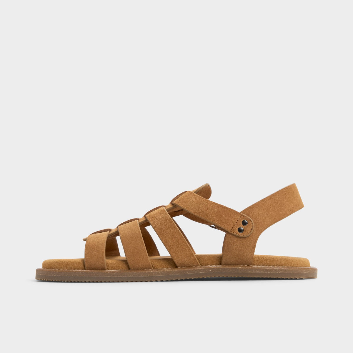 Warley Camel Men's Sandals & Slides - Strappy flat sandal | Aldo