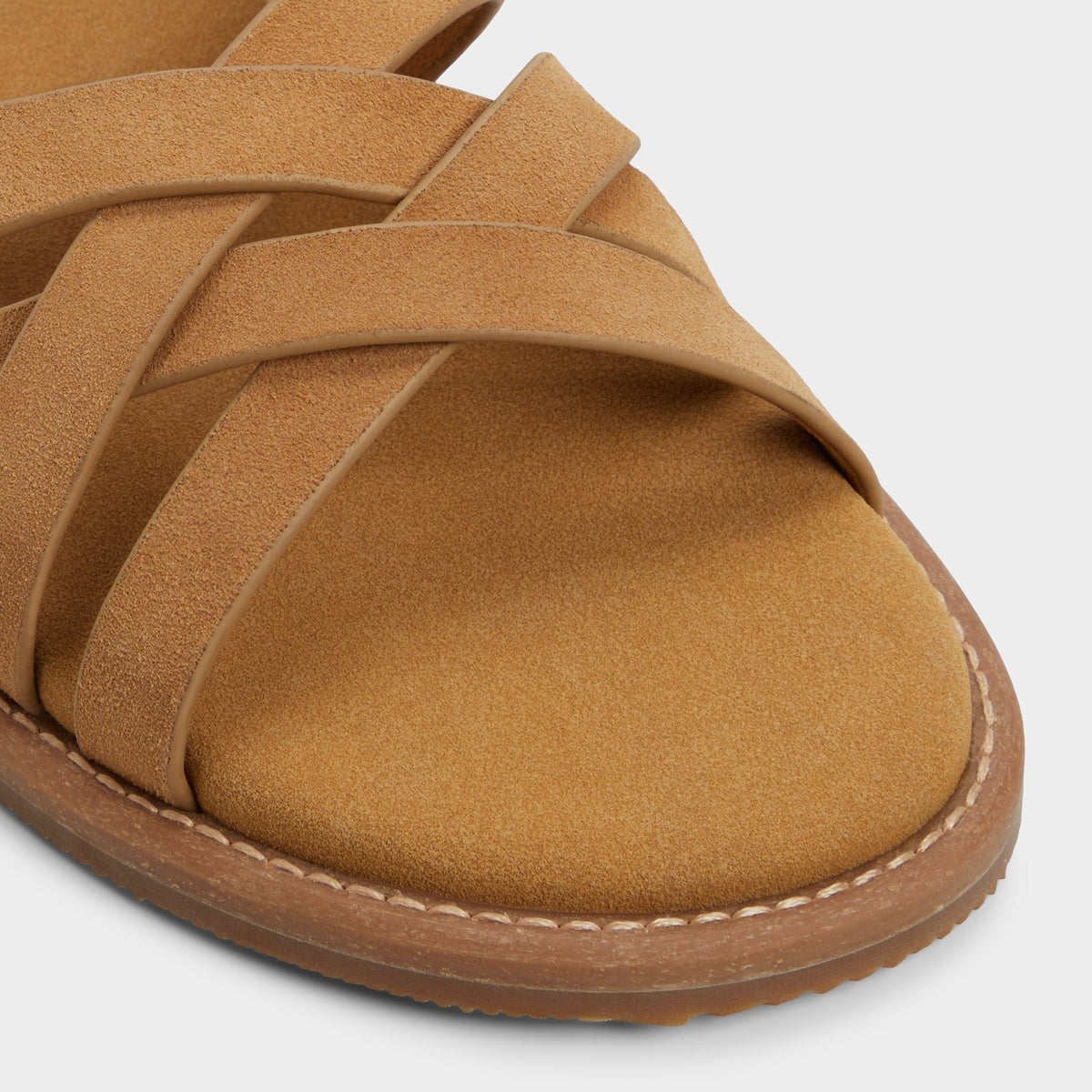 Haniff Camel Men's Sandals & Slides - Strappy flat sandal | Aldo