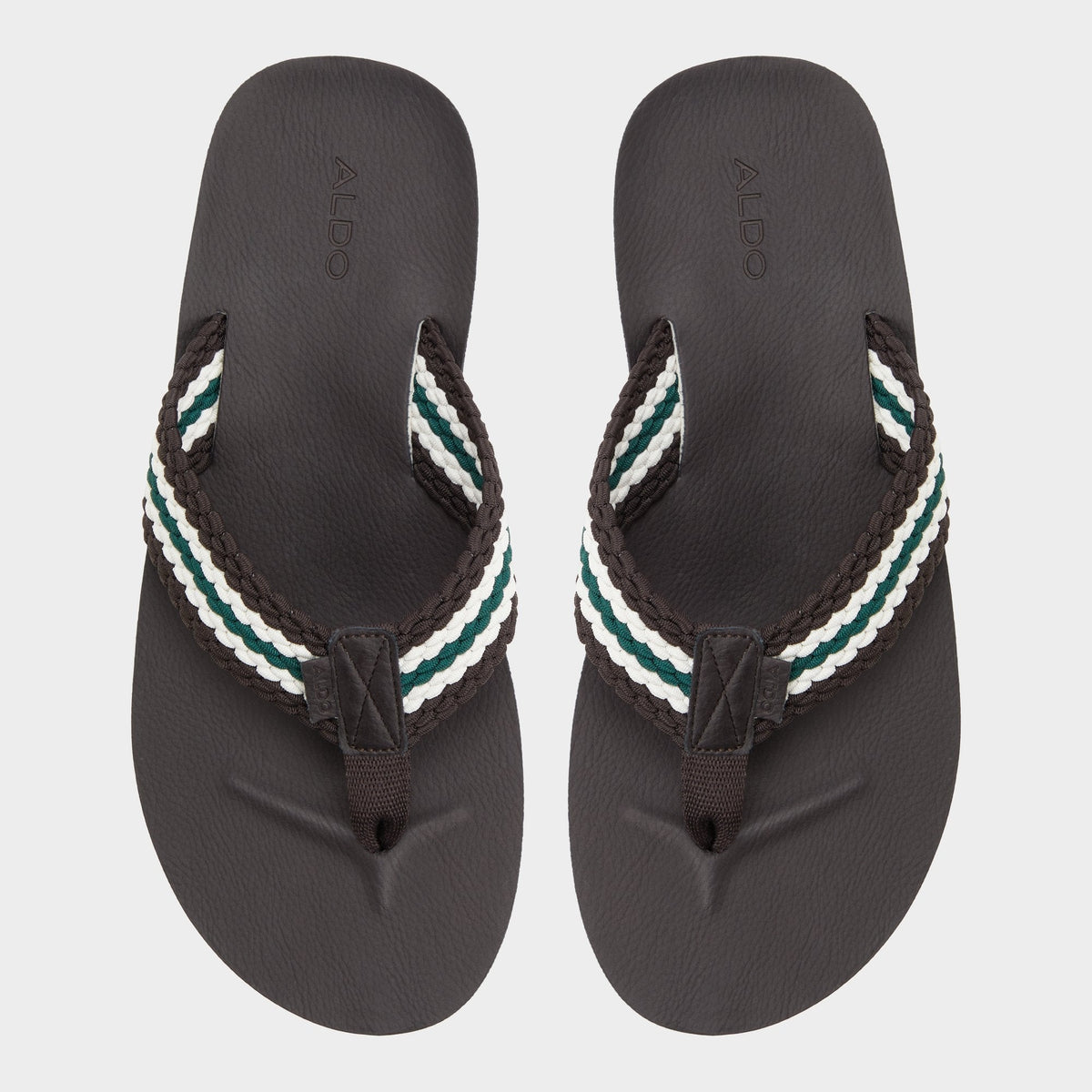 Adede Dark Brown Men's Flip flops - Flip flop | Aldo