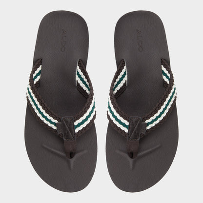 Adede Dark Brown Men's Flip flops - Flip flop | Aldo