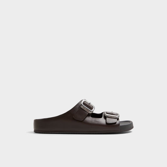 Kennebunk Dark Brown Men's Slides - Slide sandal | Aldo