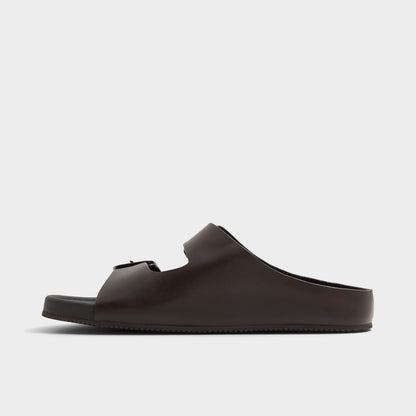 Kennebunk Dark Brown Men's Slides - Slide sandal | Aldo