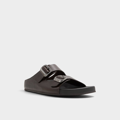 Kennebunk Dark Brown Men's Slides - Slide sandal | Aldo
