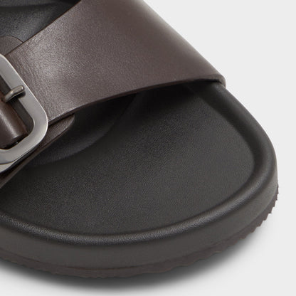 Kennebunk Dark Brown Men's Slides - Slide sandal | Aldo