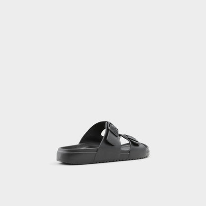 Hideo Black Men's Slides - Slide sandal | Aldo