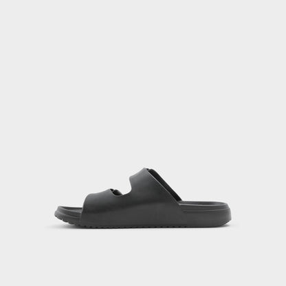 Hideo Black Men's Slides - Slide sandal | Aldo