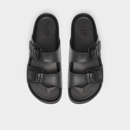 Hideo Black Men's Slides - Slide sandal | Aldo