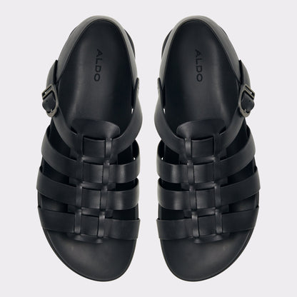 Canal in Other Black - Flat sandal | Aldo
