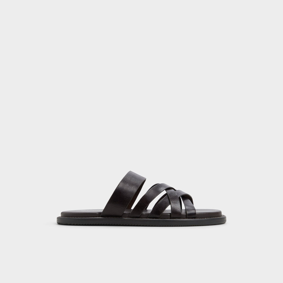 Haniff Brown Men's Sandals & Slides - Strappy flat sandal | Aldo
