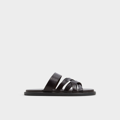 Haniff Brown Men's Sandals & Slides - Strappy flat sandal | Aldo