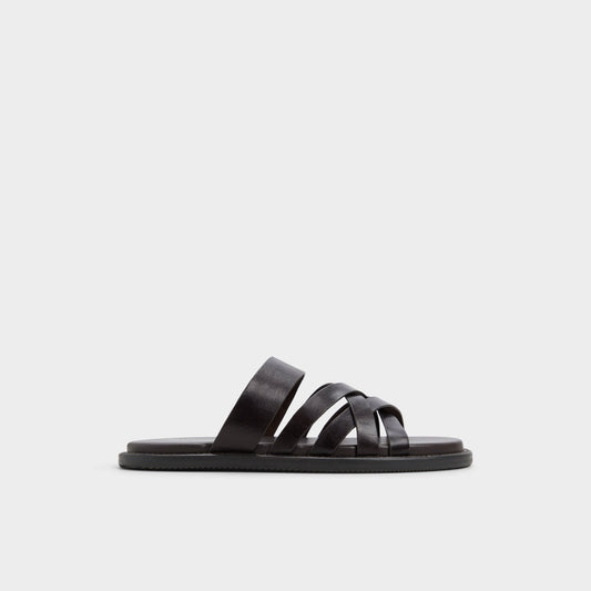 Haniff Brown Men's Sandals & Slides - Strappy flat sandal | Aldo