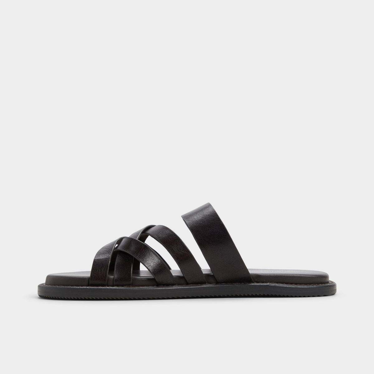 Haniff Brown Men's Sandals & Slides - Strappy flat sandal | Aldo