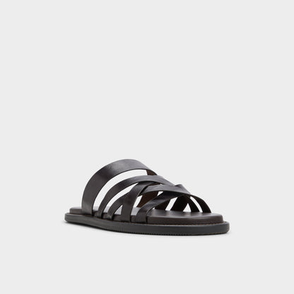 Haniff Brown Men's Sandals & Slides - Strappy flat sandal | Aldo