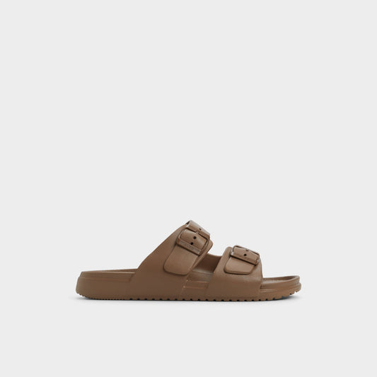 Hideo Light Brown Men's Slides - Slide sandal | Aldo