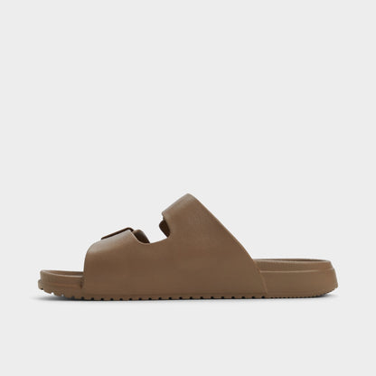 Hideo Light Brown Men's Slides - Slide sandal | Aldo