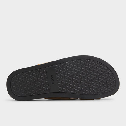 Delmar Open Brown Men's Slides - Slide sandal | Aldo