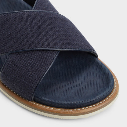 Marrin Navy Men's Slides - Slide sandal | Aldo