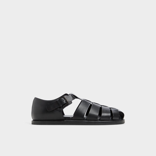 Wildhaven Black Men's Sandals & Slides - Flat sandal | Aldo