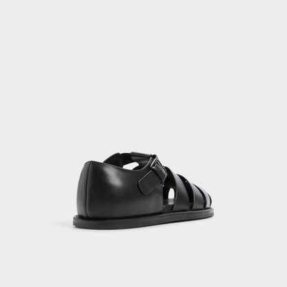Wildhaven Black Men's Sandals & Slides - Flat sandal | Aldo