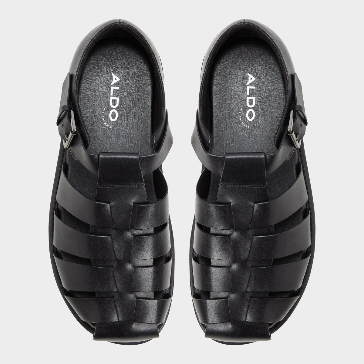 Wildhaven Black Men's Sandals & Slides - Flat sandal | Aldo