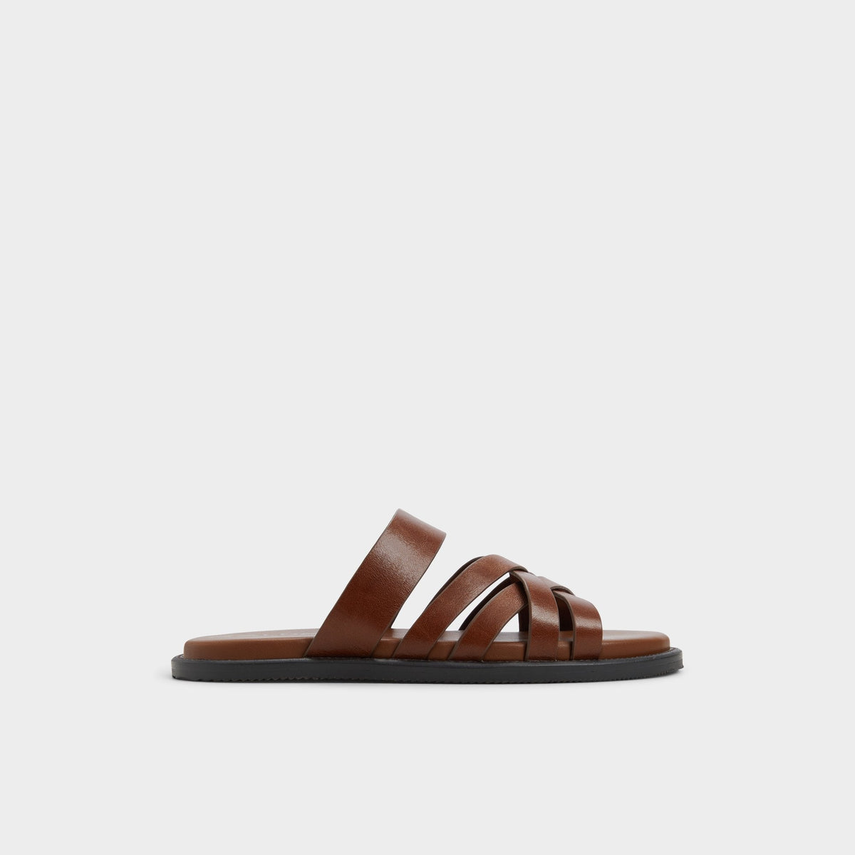 Haniff Cognac Men's Sandals & Slides - Strappy flat sandal | Aldo