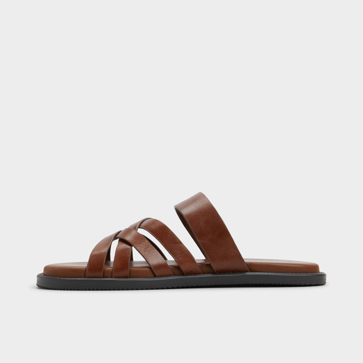 Haniff Cognac Men's Sandals & Slides - Strappy flat sandal | Aldo