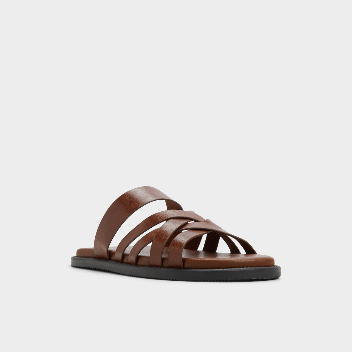 Haniff Cognac Men's Sandals & Slides - Strappy flat sandal | Aldo