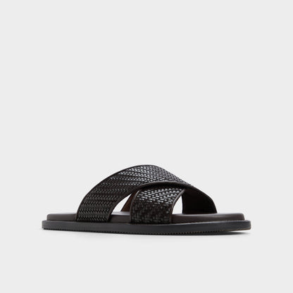 Tarik Dark Brown Men's Sandals & Slides - Slide sandal | Aldo