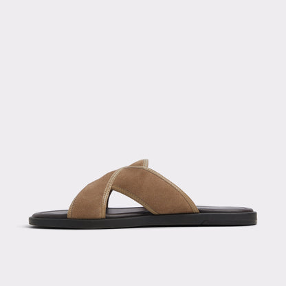 Olino Other Brown Men's Slides - Slide sandal | Aldo