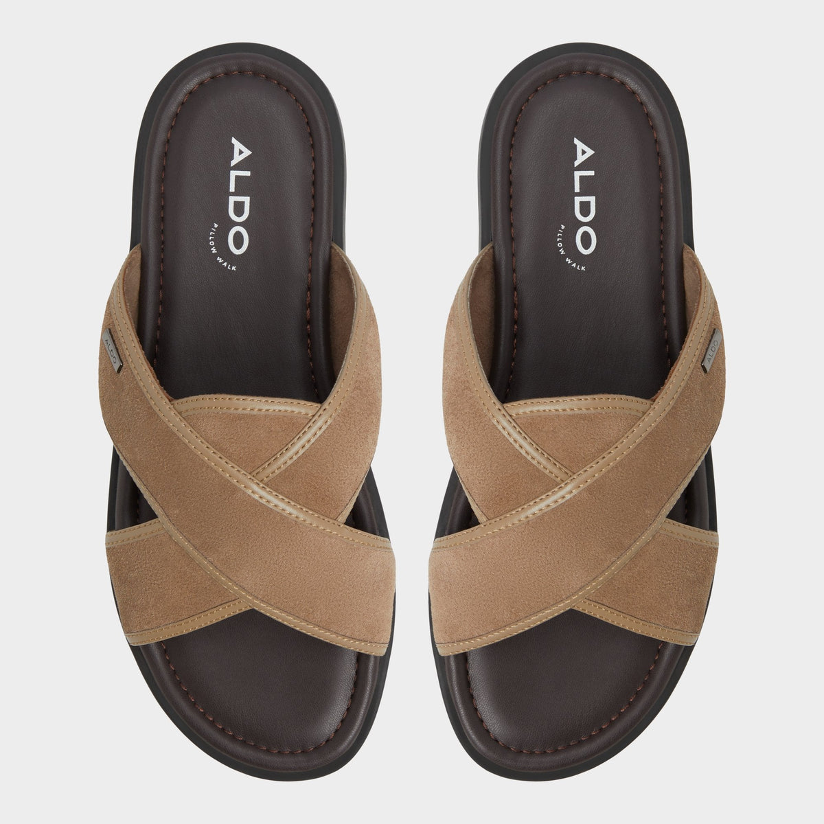 Olino Other Brown Men's Slides - Slide sandal | Aldo