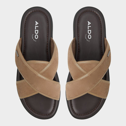 Olino Other Brown Men's Slides - Slide sandal | Aldo